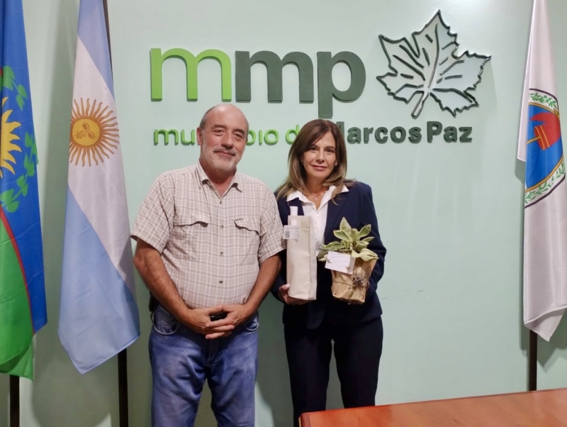 El intendente recibió a la flamante Jueza de Paz