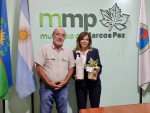 El intendente recibió a la flamante Jueza de Paz