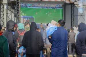 Nueva fiesta mundialista en el Paseo de la Estaci&oacute;n