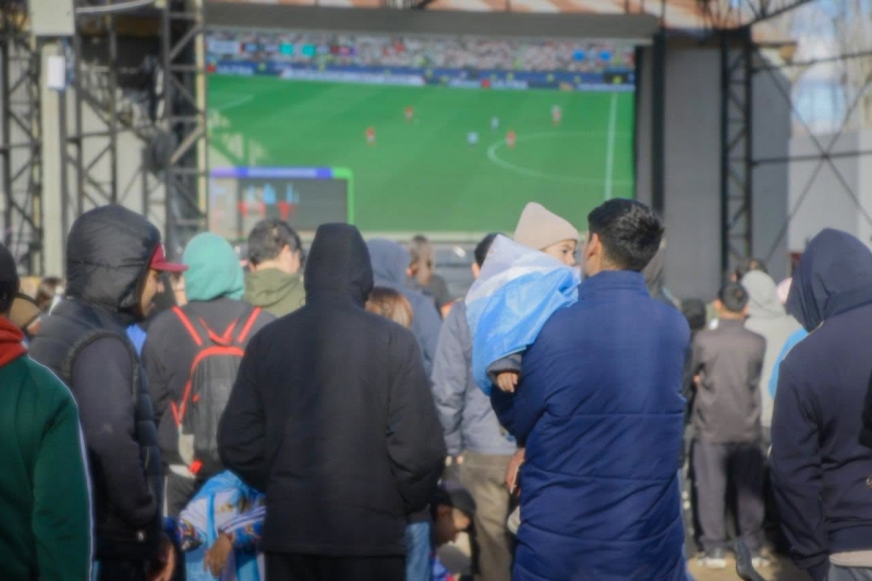 Nueva fiesta mundialista en el Paseo de la Estaci&oacute;n