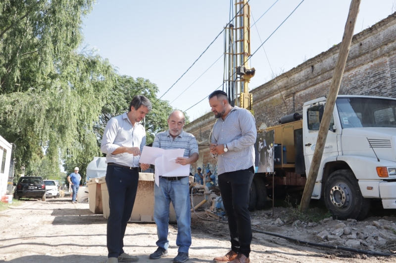 Las obras en Marcos Paz no se detienen