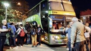 Los adultos mayores viajaron a Carlos Paz