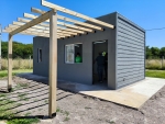 Casa modular en el Predio Productivo Municipal