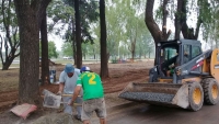 Se construye una Pista de Salud en el barrio La Paz