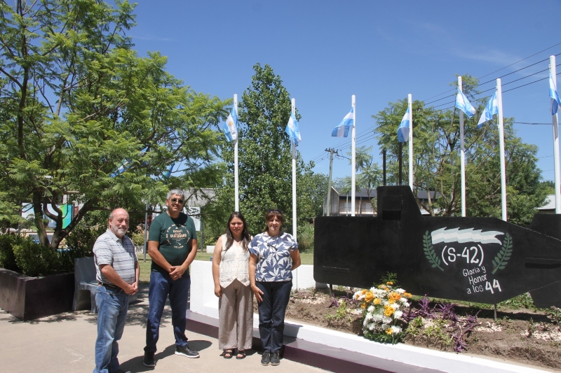Homenaje a los héroes del ARA San Juan