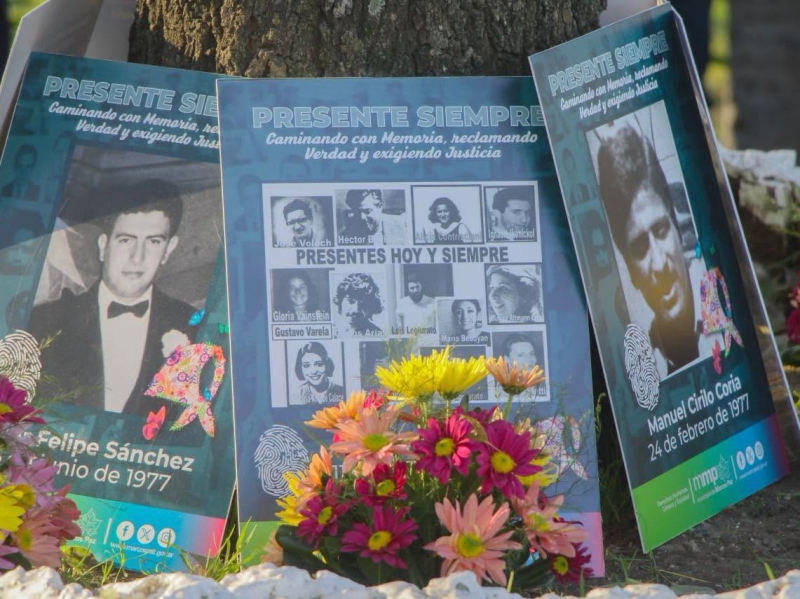 Se conmemor&oacute; el D&iacute;a local de la Memoria por los desaparecidos de Marcos Paz