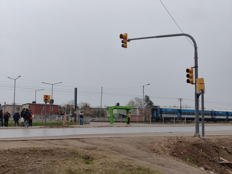 El Municipio puso en funcionamiento un nuevo sem&aacute;foro sobre la Ruta 40