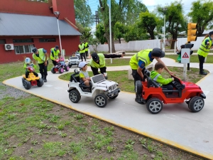 La plazoleta de educaci&oacute;n vial sigue recibiendo visitas