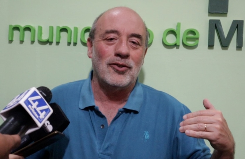 Conferencia del Intendente Curutchet y el responsable de Fiestas Populares