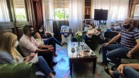 Visita de funcionarios provinciales