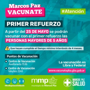 Primer refuerzo
