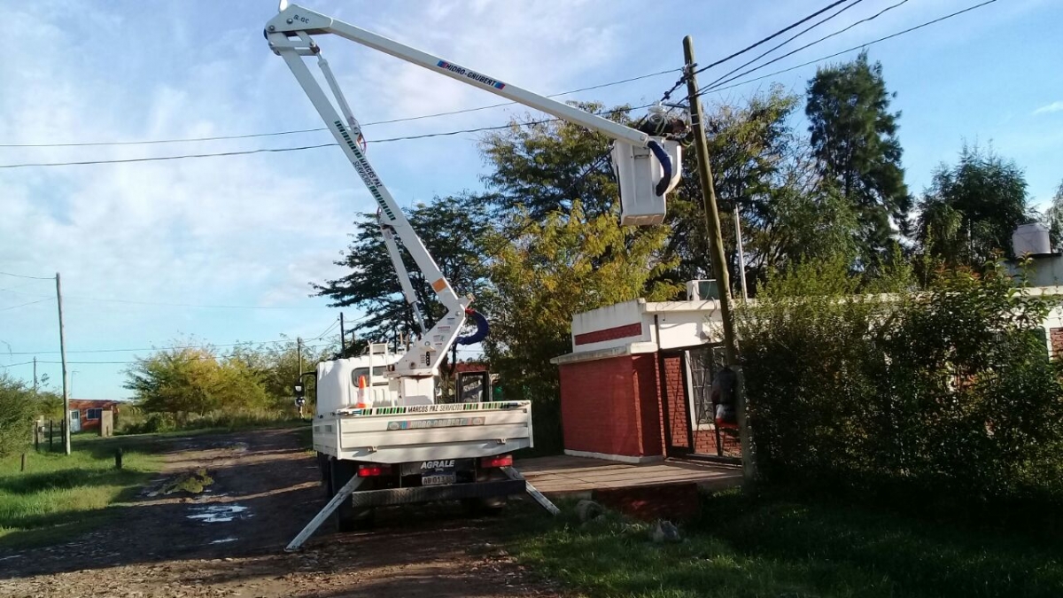 Reparación de luminarias en La Milagrosa