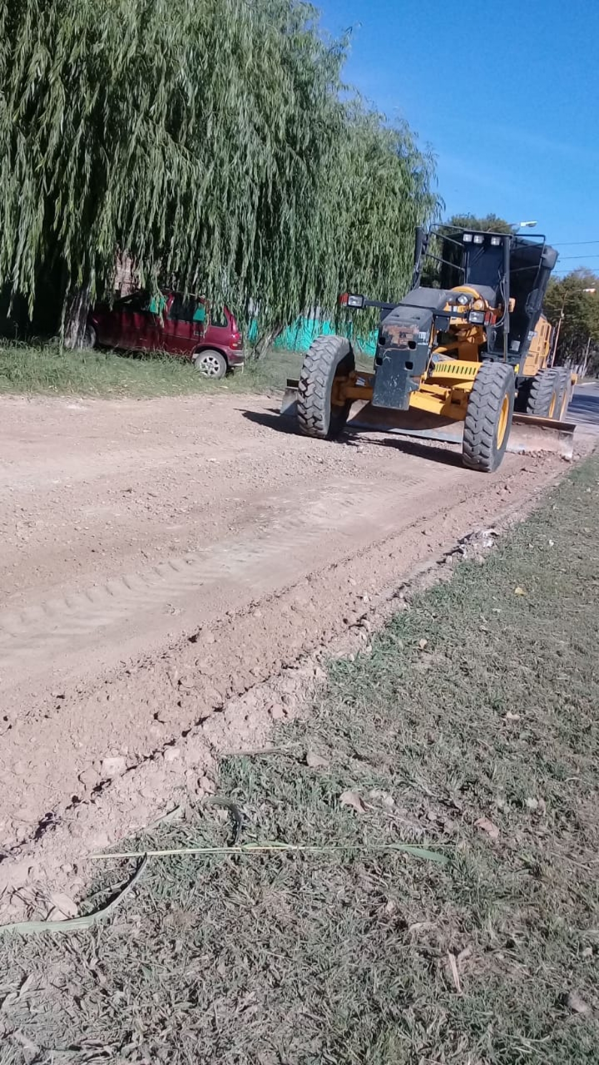 Nivelado en calle Buenos Aires.