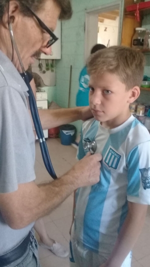 Posta sanitaria en el Barrio Bicentenario
